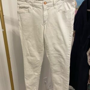 a.n.a Women's Cream Skinny Jeans size 12p